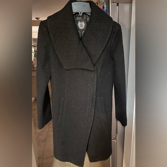 Dawn Levy Adelaide Black Short Boucle Coat. Size S - Picture 3 of 8